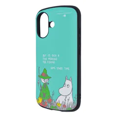 iPhone 16 ムーミン / 超! 保護ケース MiA 衝撃吸収 バンパー ハイブリッドケース / ムーミン&スナフキン