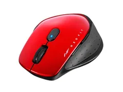 【新品・2営業日で発送】BUFFALO バッファロー 無線 BlueLED 5ボタン ネオフィットマウス Mサイズ レッド(BSMBW510MRD)のサムネイル