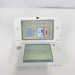 ％【通電確認済み】New ニンテンドー New Nintendo 3DS 3ds LL RED-001 本体 パールホワイト【ゲーム機本体】【1】