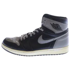 NIKE (ナイキ) AIR JORDAN 1 RETRO HIGH OG SHADOW エアジョーダン1 ハイカットスニーカー シャドウ グレー/ブラック US9.5/27.5cm 555088-013