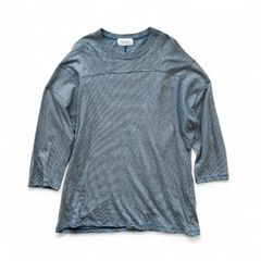 UNUSED アンユーズド Micro Border Football T Shirt　ボーダーTシャツ