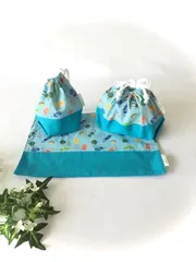 【3点セット☆】お弁当袋　ランチョンマット　コップ入れ 入園入学グッズ