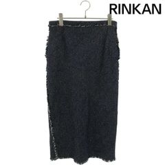 オーラリー  A6AS04SD SILK DENIM FRINGE SKIRT シルクデニムフリンジスカート レディース 1