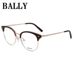 BALLY バリー BY5049D 071 51 メガネ 眼鏡 アイウェア アジアンフィット フレーム 鼻あて レディース レッド ピンクゴールドのサムネイル