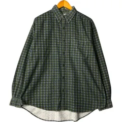 古着 90年代 ジェイクルー J.Crew ボタンダウン 長袖 プリントネルチェックシャツ メンズM相当 ヴィンテージ/eaa545602