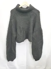 ◇ ⊇ FREAK'S STORE フリークスストア タートルネック 長袖 ニット セーター サイズF ブラック レディース E  【1505290029209】