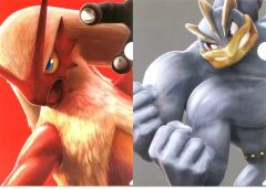 [중고] 클리어 파일 바샤모 & 카이리키 A4 클리어 파일 세트 [이치 반 쿠지 포권 POKKEN TOURNAMENT] F상
