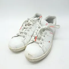 ◇ Θ adidas アディダス ハート刺<!-利用不可文字-!> ローカット スニーカー シューズ サイズ225 ホワイト レディース E  【1503310006711】