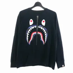 アベイシングエイプ ワッフル サーマル スウェット ロンT エイプヘッド 黒 L 2025年最新】A BATHING APE メンズ 七分・長袖カットソーの人気