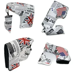 ゴルフヘッドカバー パターカバー(ピン型) スコッティーキャメロン オデッセイに適合 マグネットタイプ　キーリング付き イギリス・アメリカ 定形外郵便