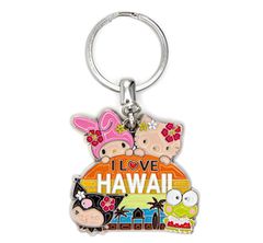 サンリオUSA　ハローキティキーホルダー　friends sunset　ABC STORES限定