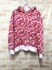 ピンクカモフラージュシャークパーカー BAPE Womens Woodland Camo Shark Full Zip Hoodie Pink - SS23 - JP