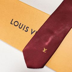Louis Vuitton ネクタイ レッド モノグラム 新品 - メルカリ