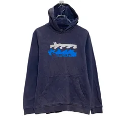 BILLABONG ロゴスウェット パーカー ビラボング キッズ M~ ネイビー プルオーバー 裏起毛 古着卸 アメリカ仕入 a612-8323