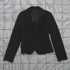 ◇ ⊇ KETTY ケティ オフィスカジュアル 長袖 テーラードジャケット サイズ1 ブラック系 レディース E  【1508250011139】のサムネイル