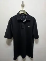 M UNDER ARMOUR(アンダーアーマー) ポロ シャツ 半袖 ブラック