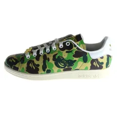 adidas (アディダス) ×STAN SMITH ABC CAMO ア ベイシングエイプ スタンスミス カモ柄 ローカットスニーカー マルチ US9/27cm IG8949