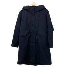美品✨　ブルーレーベルクレストブリッジ　ウールコート　ミドル丈　裏地チェック　紺 2025年最新】BLUE LABEL CRESTBRIDGE レディース ジャケット