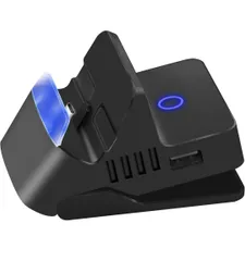 ★WindTour【最新HDMI出力・4K1080p対応】Switch OLED/Switchドック 充電スタンド 直接にTV出力 ミニドック hdmi変換アダプター(４段階角度調整/最新システム対応/TVモード/テーブルモード) 切り替え  (ブラック)