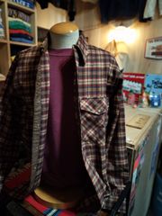 【美品】70's LOBO by PENDLETON ウール チェックシャツ