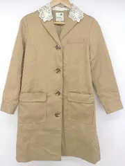 ◇ ◎ earth music&ecology アース ミュージック＆エコロジー 2WAY 長袖 コート サイズM ベージュ系 レディース P  【1301160015576】