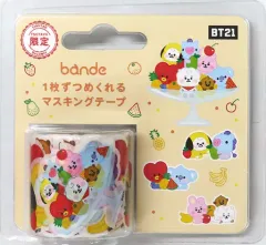 【中古】シール・ステッカー bandeマスキングテープ(大) 「BT21」 TSUTAYA限定