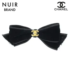 CHANEL シャネル バレッタ ココマーク リボン