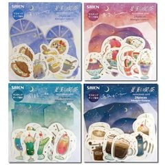 フレークシール 星影喫茶 4種類セット
