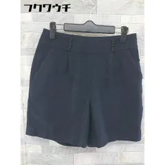 ◇ BEAMS LIGHTS ビームス ライツ ショート ハーフ パンツ サイズ38 ネイビー系 レディース 【中古】 【1103050004376】