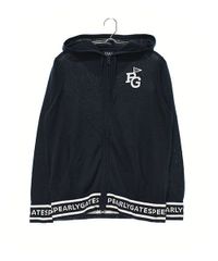 【送料0円！】パーリーゲイツ｜レディース｜0 (S相当)｜長袖ニットパーカー｜中古ゴルフ用品