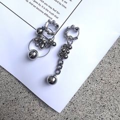 【錆びないｺｰﾃｨﾝｸﾞ】1点のみ　2wayフープピアス