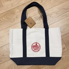 【新品】 TRADER JOE'S トレーダージョーズ ECO BAG エコバッグ キャンバス地 ◆タグ付き◆未使用◆USA購入