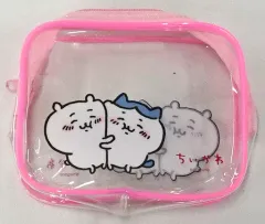 【中古】雑貨 ちいかわ＆ハチワレ(抱き着き) スクエアポーチ 「ちいかわ なんか小さくてかわいいやつ」