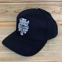 クロムハーツ CHROME HEARTS   トラッカーキャップ ダガー 刺繍  帽子 キャップ 黒 ブラック