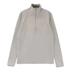 サイズ：XS POLOGOLF ラルフローレン ポロゴルフ  ハーフジップ 長袖Tシャツ ボーダー柄 ベージュ系 [240101495979] ゴルフウェア レディース ストスト