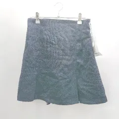 ◇ ◎●未使用●Θ OLIVE des OLIVE バックウエストゴム ミニ プリーツ スカート サイズ F ネイビー系 レディース E  【1502030047981】