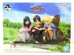 BANDAI SPIRITS 이치 반 쿠지 진격의 거인 지명 소리 A상 엘렌&미카사&알민 ~벽 밖의 세계~ 피규어