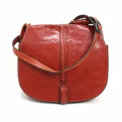 y■ダコタ/DAKOTA牛革レザー フラップ式 ショルダーバッグ■茶LADIES/レトロ/177【中古】