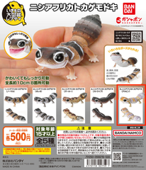 ガチャポン　いきもの大図鑑レプティ　ニシアフリカトカゲモドキ　アルビノ