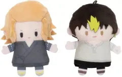 【中古】キーホルダー 佐野万次郎＆半間修二(ぬいぐるみ) フィンガーマスコット・PUPPELA(パペラ)セット 「東京リベンジャーズ」