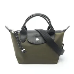 ロンシャン Longchamp ハンドバッグ ル プリアージュ エナジー XS L1500HSR892 カーキ ナイロン レザー ル プリアージュ エナジー XS トップハンドルバッグ レディース