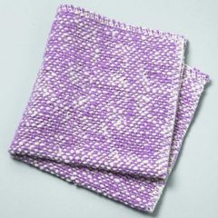 新品 ハンカチ ガラ紡 100percent 100% CARACOL 100パーセント からこる パープル【SPORTUS】