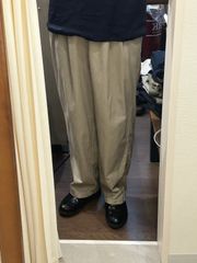 CHEROKEE チェロキー ツータックチノ メンズパンツ チノパン 綿パンツ カジュアルパンツ ベージュ サイズW36L30 IDEALジップ A-619