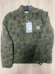 Carhartt WIP カーハート　デトロイトジャケット　グリーン　M Carhartt デトロイトジャケット ダック地 ワークジャケット モス