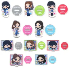 【中古】アクリルスタンド・アクリルパネル 全10種セット アクリルスタンド 「セガ ラッキーくじ LE SSERAFIM」 C賞