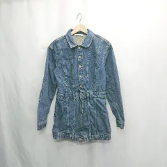 ◇ Θ ZARA ザラ デニム 長袖 ミニ丈 ワンピース サイズUSA S インディゴブルー系 レディース E  【1503060006122】