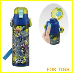 【数量限定】スケーター(Skater) 子供用 ステンレス 水筒 直飲み 580ml スプラトゥーン3 子供に優しい軽量タイプ 男の子 保冷専用 waterbottle スポーツボトル かわいい キッズ 子供 こども 水瓶 SDC6N-A