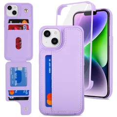 【大人気】Lipvina iPhone 13 / 14 ケース 強化ガラスで全面保護 アイフォン13/14用ケース、iPhone13 / 14 ケース、カード収納、背面ケース手帳型、13 / 14手帳、iPhone13 / 14 case、高級PU革、耐衝撃、