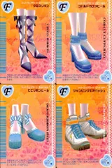 ux135  カード オシャレ魔女 ラブ and ベリー フットウェア まとめ F クロスリボン コバルトカフスヒール でこリボンヒール ジャンピングエアバッシュ 着せ替え 美少女