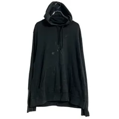 NIKE ロゴスウェット パーカー L ブラック ナイキ スポーツ プルオーバー バックプリント 古着卸 アメリカ仕入 a701-7227